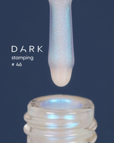 DARK Stamping polish №46 blue chameleon, 10ml