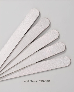 DARK set of disposable nail files, 50 pcs (150/180 grit)
