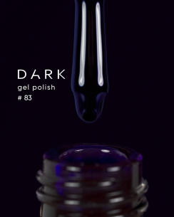 Dark gel polish 83, 6 ml