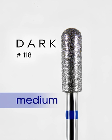 Diamond cutter Dark  №118 blue rounded drum 040