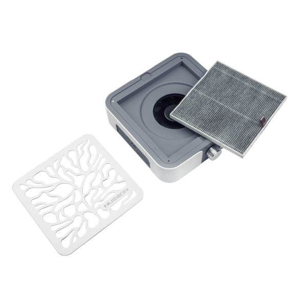 Dust Collector MUSSON X3 GRAPHITE with carbon HEPA filter 72W for manicure and pedicure