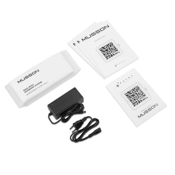 Dust Collector MUSSON X2 SILVER with carbon HEPA filter 72W