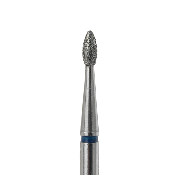 Cuticle Drill Bit, Diamond Drop Blue, 1.8mm
