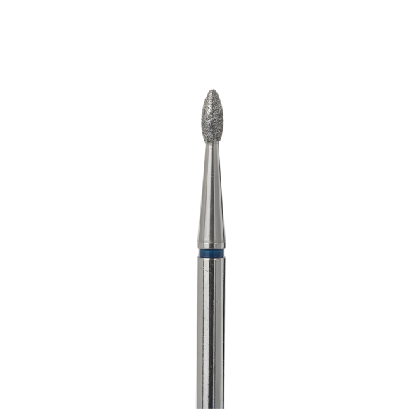 Cuticle Drill Bit, Diamond Drop Blue, 1.8mm