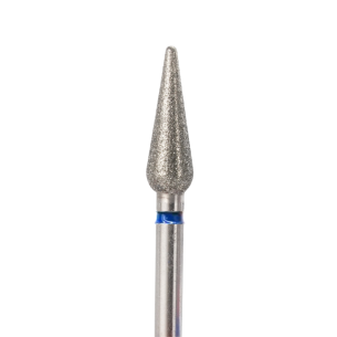 Diamond Nail Drill Bit, Cone Blue, 4x12 mm
