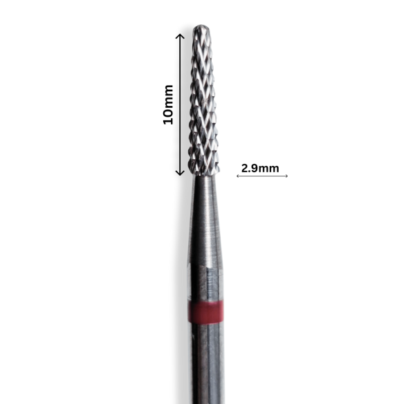 Carbide Nail Drill Bit, Under Nail Cleaner, Red, C30