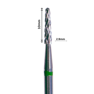 Carbide Nail Drill Bit, Under Nail Cleaner, Green, C32
