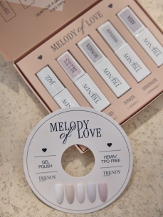 Trendy Nails Melody Gel Polish Collection, 5pcs