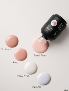 Trendy Nails Hard Builder Gel Milky Pearl, 15ml 2