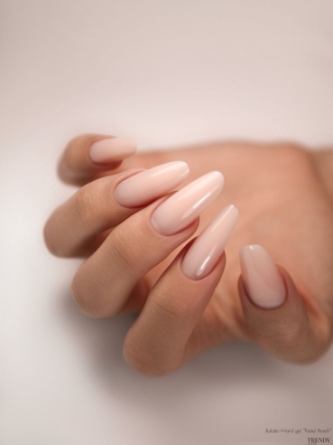 Trendy Nails Hard Builder Gel Pastel Peach, 15ml