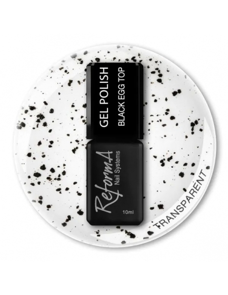 Gel Polish – Black Egg Top, 10ml