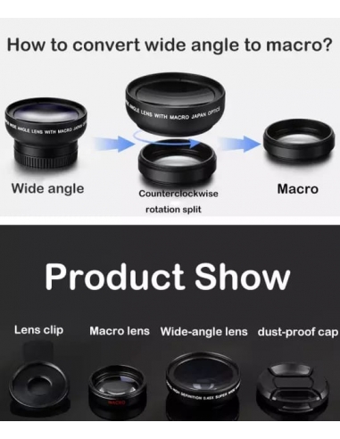 Universal Professional Clip On HD Macro Phone...