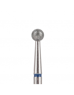 Cuticle Drill Bit, Diamond Ball Blue, 5 mm