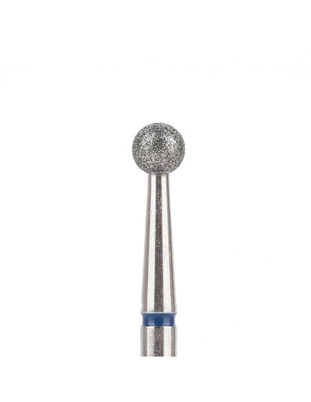 Cuticle Drill Bit, Diamond Ball Blue, 5 mm