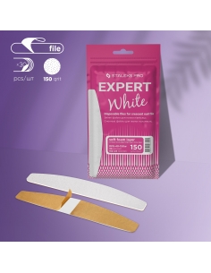 White disposable files for crescent nail file (soft base)...