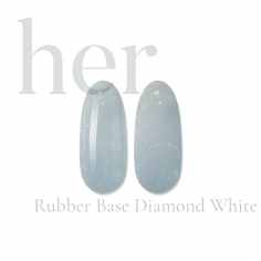 Rubber Base DIAMOND WHITE, 12ml - HER