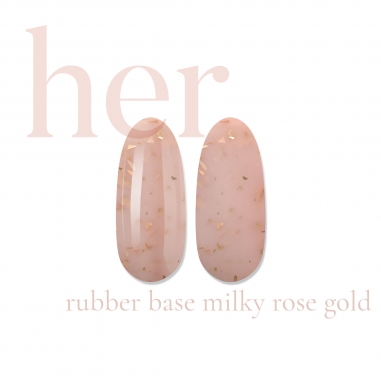 Rubber Base MILKY ROSE GOLD - HER