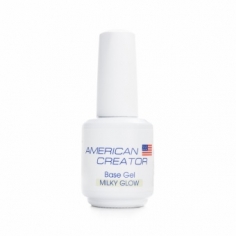 Base Gel MILKY GLOW,15ml- American Creator