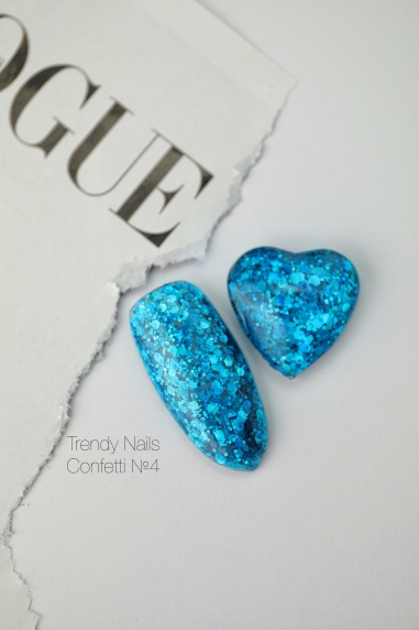 Confetti Gel №4, Trendy Nails