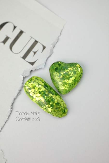 Confetti Gel №9, Trendy Nails
