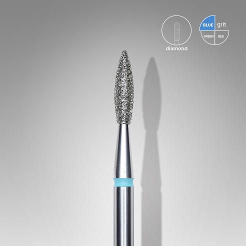 Staleks Diamond Nail Drill Bit, Pointed Flame...