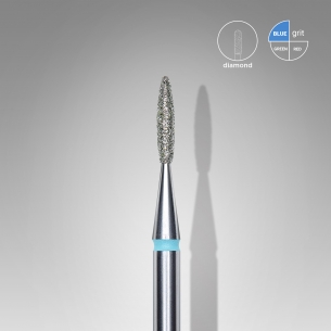 Staleks Diamond Nail Drill Bit, Flame Blue, Head Diameter... 2