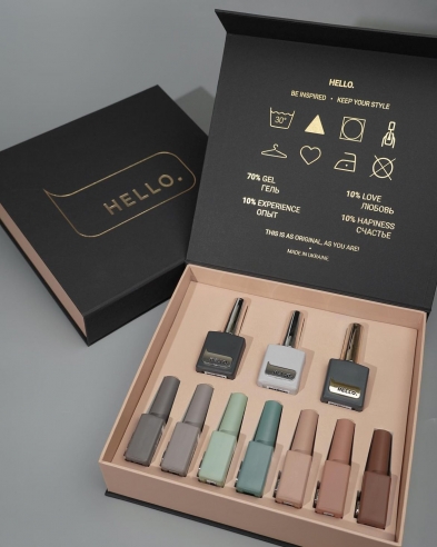 HEYLOVE (Hello) Gold Flakes Matte Top, 15 ml