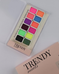 Neon watercolour
