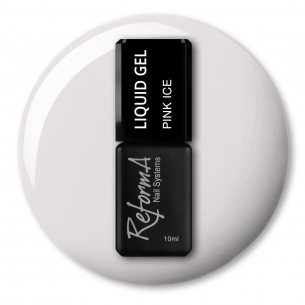 Liquid Builder Gel ReformA - Pink Ice, 10ml