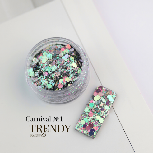 Carnival No.1Nail Sequins, Trendy Nails