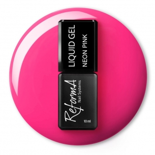 Liquid Builder Gel ReformA  - Neon Pink, 10ml
