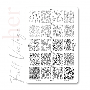 Stamping Plate Full Vintage- HER