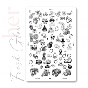 Stamping Plate Fresh Glow - HER