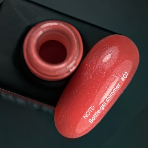NAILSOFTHEDAY Bottle gel shimmer 07 - ultra strong coral... 2