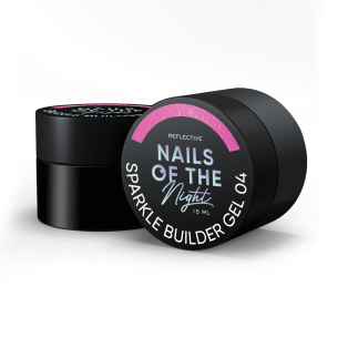 NAILSOFTHENIGHT Sparkle builder gel 04 — pink reflective...