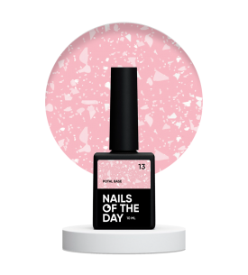 NAILSOFTHEDAY Potal base 13 – light pink base with white... 2
