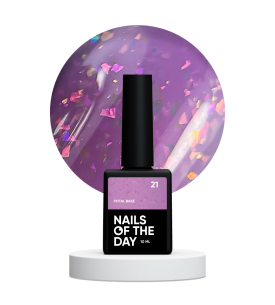 NAILSOFTHEDAY Potal base 21 – violet/lilac base with... 2