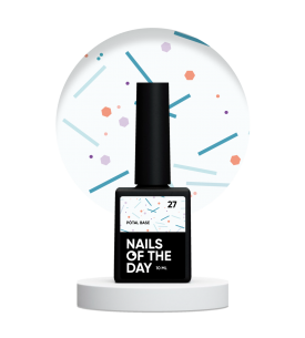 NAILSOFTHEDAY Potal base 27 – gentle milky base with neon... 2