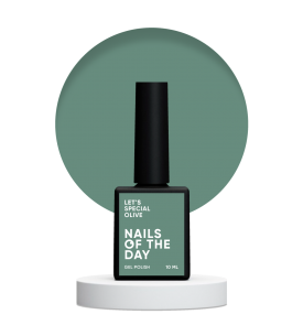NAILSOFTHEDAY Let's special Olive — cold olive gel polish...