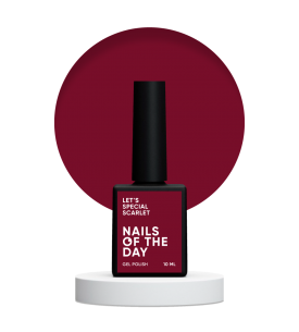 NAILSOFTHEDAY Let's special Scarlet — red-crimson gel...