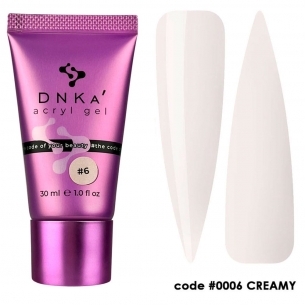 DNKA Acryl Gel - 0006 Creamy (tube) , 30g