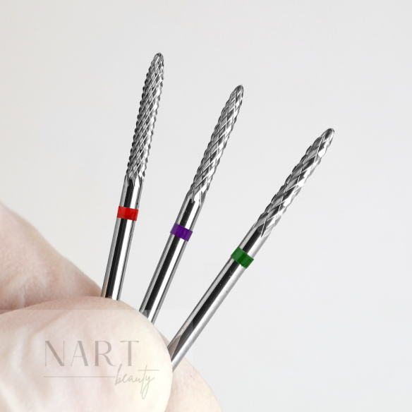 Carbide Nail Drill Bit, Under Nail Cleaner, Purple, C152314