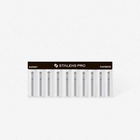 Staleks Diamond Nail Drill Bit, Ball Blue, Head...