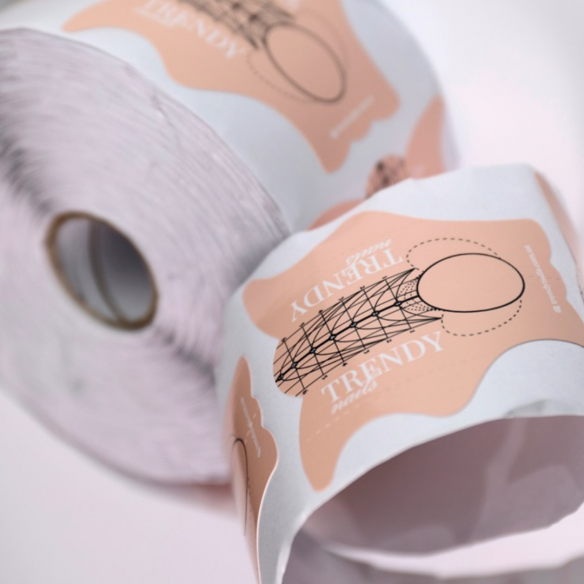 Forms-templates for nails modelling (500 pieces)-Trendy Nails