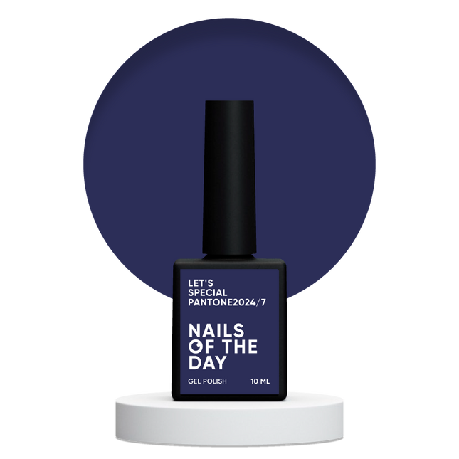 NAILSOFTHEDAY Let's special Pantone2024/7 — gray-blue gel nail polish covering one layer, 10 ml