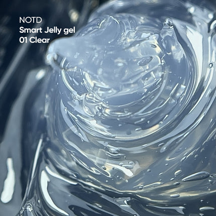 NAILSOFTHEDAY Smart Jelly Gel 01: Clear Building Gel for Nails, 15g