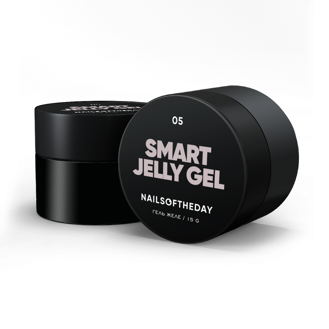 NAILSOFTHEDAY Smart Jelly gel 05 — light brown building gel jelly for nails, 15 gm