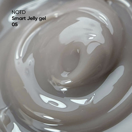 NAILSOFTHEDAY Smart Jelly gel 05 — light brown building gel jelly for nails, 15 gm