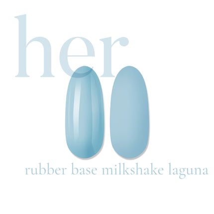 Rubber Base Milkshake Laguna - Her 12ml