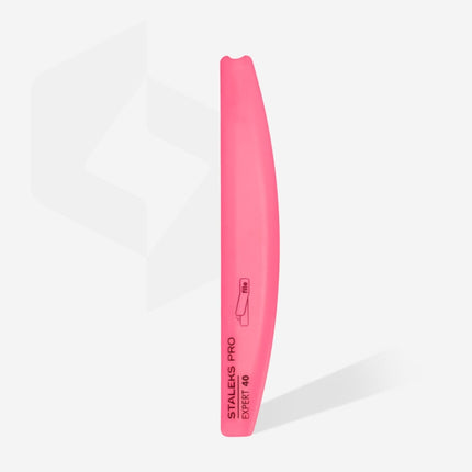 Crescent beveled plastic base for nail file EXPERT 40 -SPBE-40